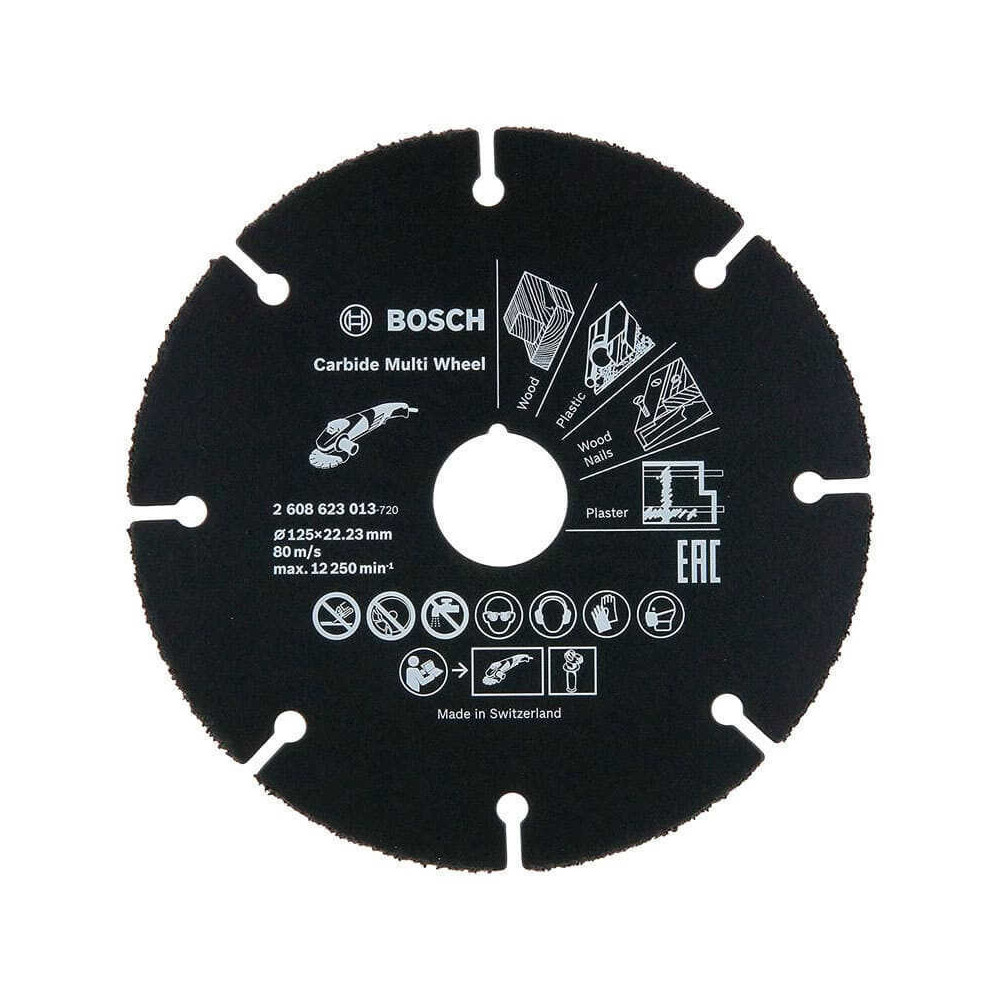 Disque a tronconner 125X10 mm pour metal Bosch 2608623013