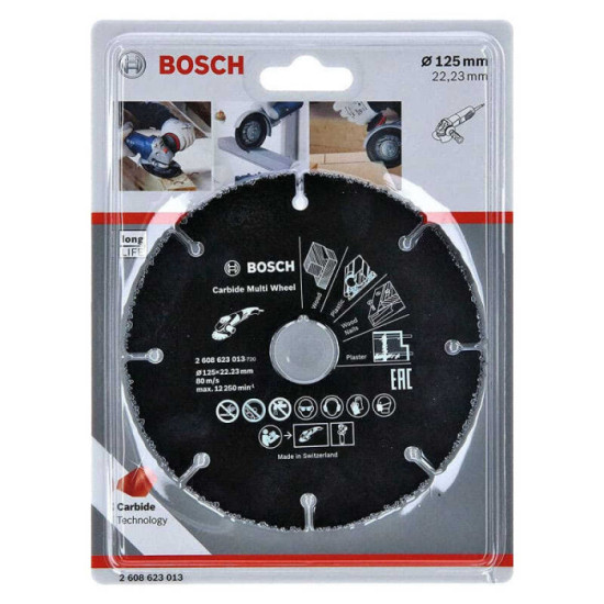Disque a tronconner 125X10 mm pour metal Bosch 2608623013