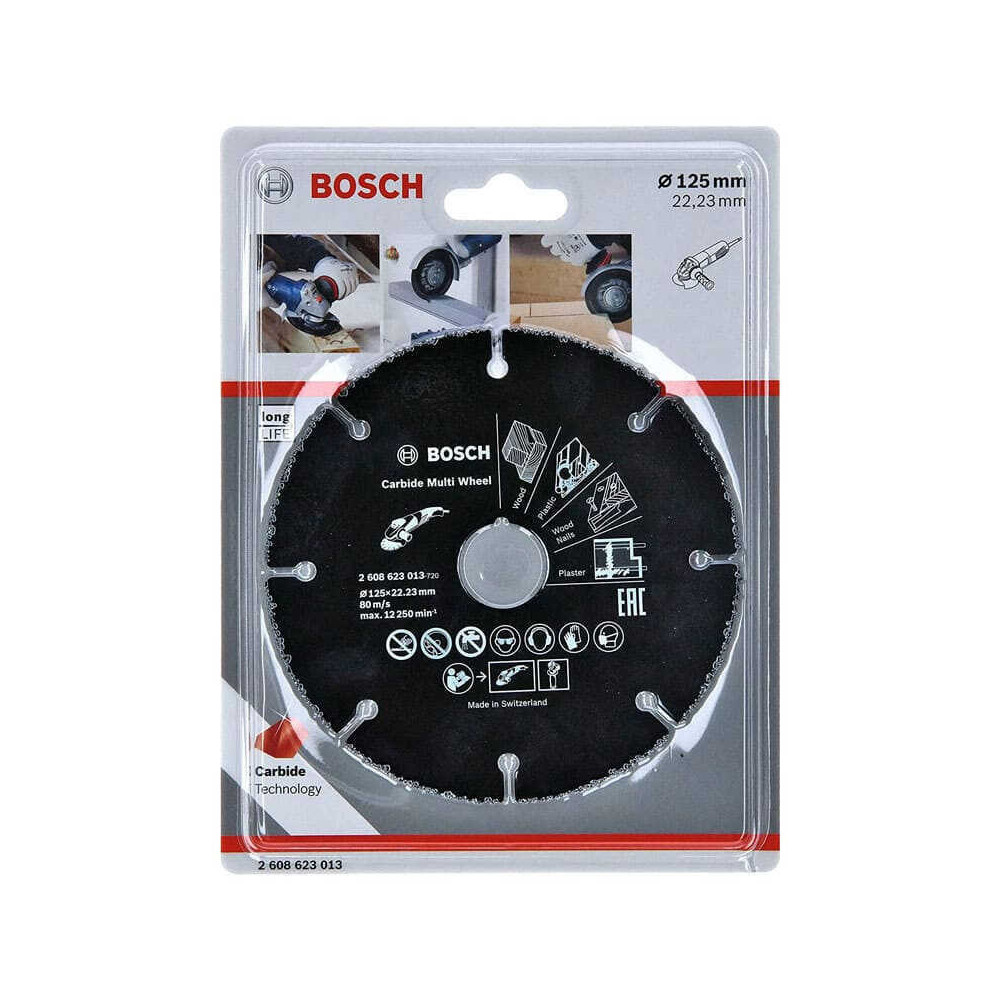Disque a tronconner 125X10 mm pour metal Bosch 2608623013