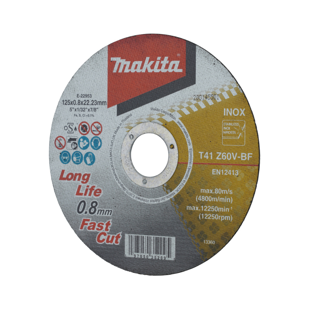 Disque a tronconner O125MM metal et inox Makita e 22953