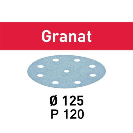 Disque abrasif granat 125 mm grain 120 Festool 497148