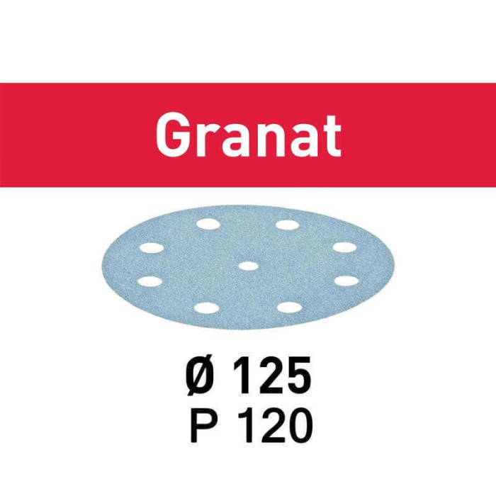 Disque abrasif granat 125 mm grain 120 Festool 497148