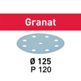 Disque abrasif granat 125 mm grain 120 Festool 497148