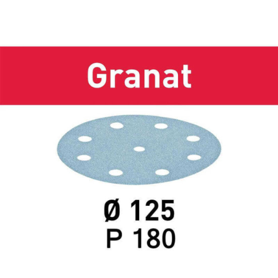 Disque abrasif granat 125 mm grain 180 Festool 497149