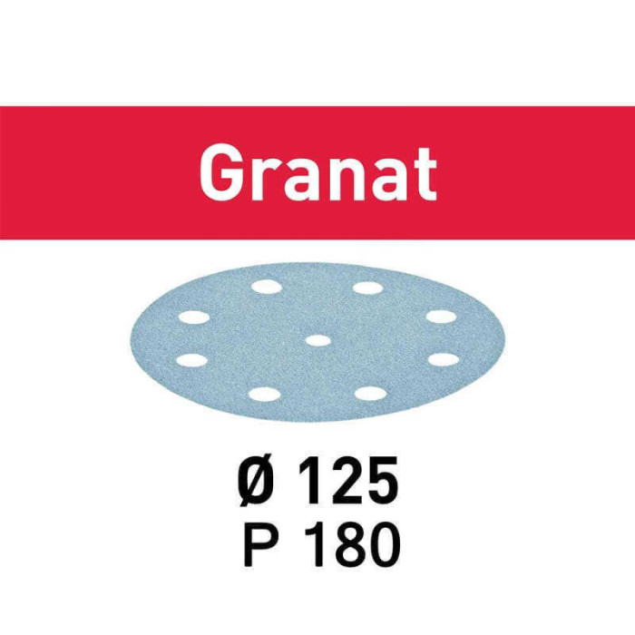 Disque abrasif granat 125 mm grain 180 Festool 497149