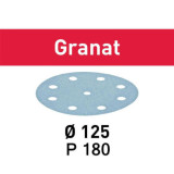 Disque abrasif granat 125 mm grain 180 Festool 497149