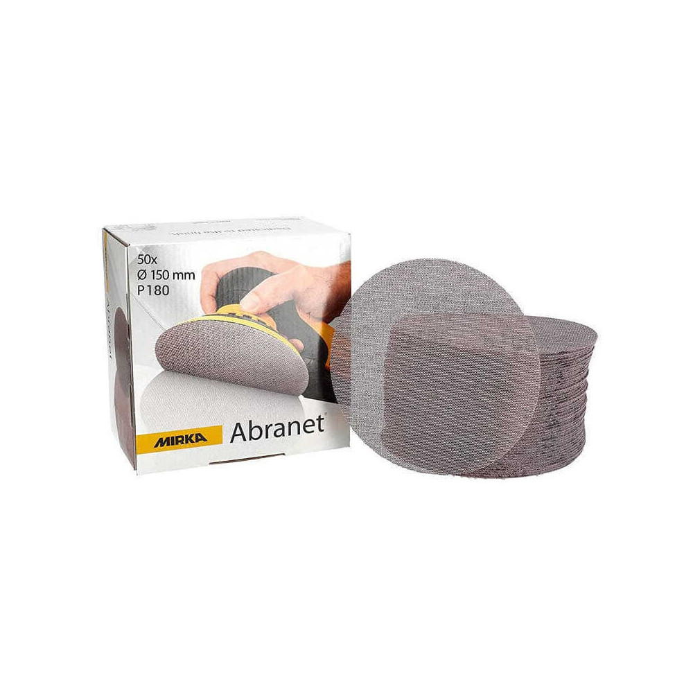 Boite de disques abranet O150 mm grain 180 Mirka 5424105018