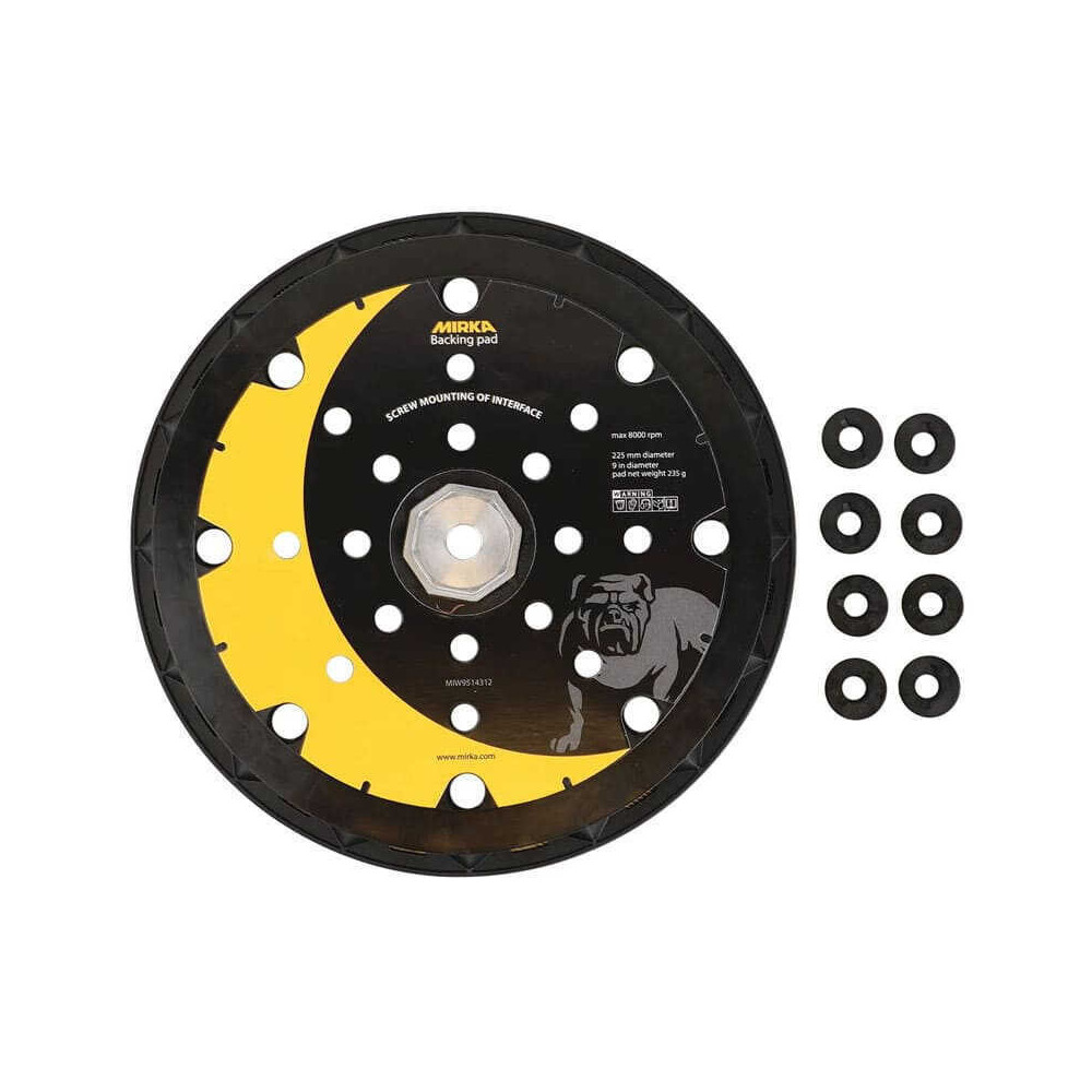 Plateau de poncage pour ponceuse a bras leros o 225 mm Mirka MIW9514312