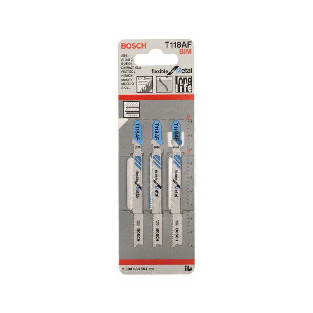 Lames de scie sauteuse Bosch 2608634694