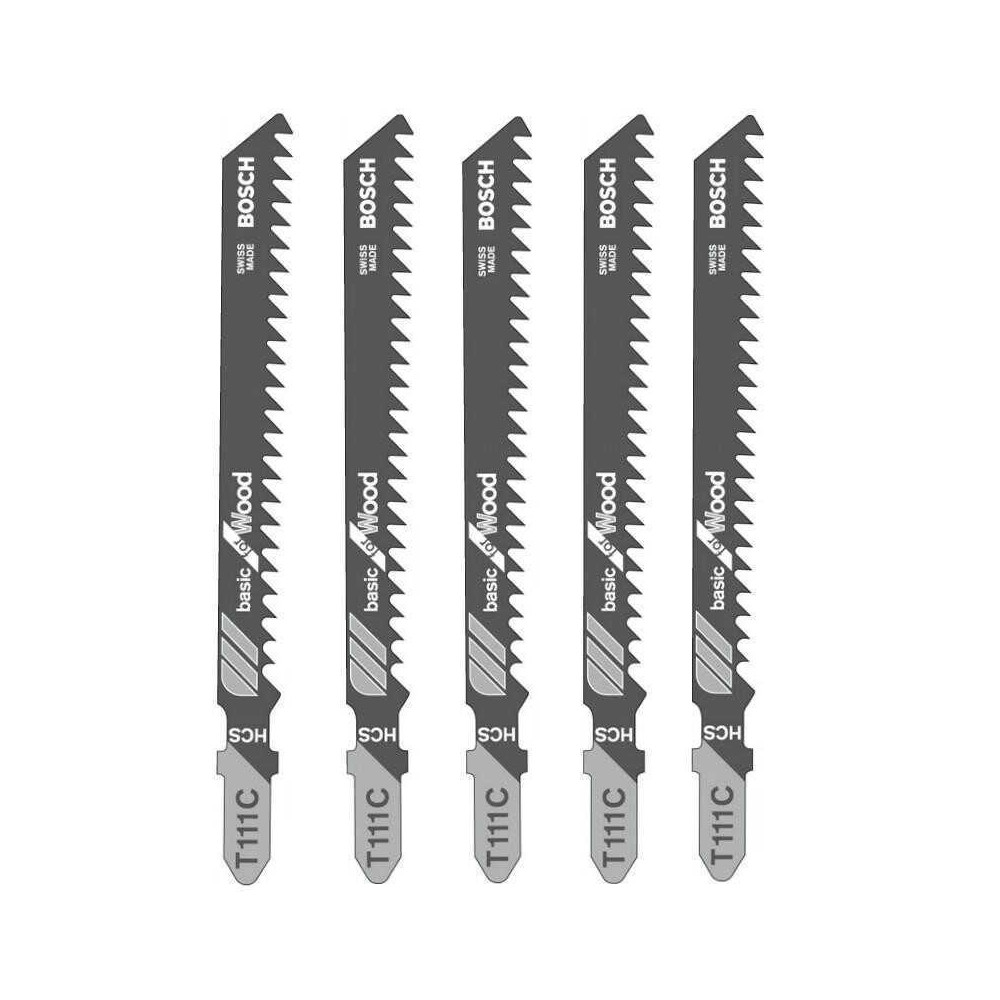 Lot 5 lames scies Bosch T111C
