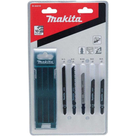 Set de lames pour scie sauteuse 10 pieces 1 set Makita b 44410
