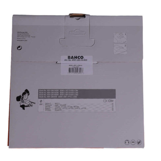 Lame de scie circulaire 260 mm alu plastique Bahco 8501 260 30 80S