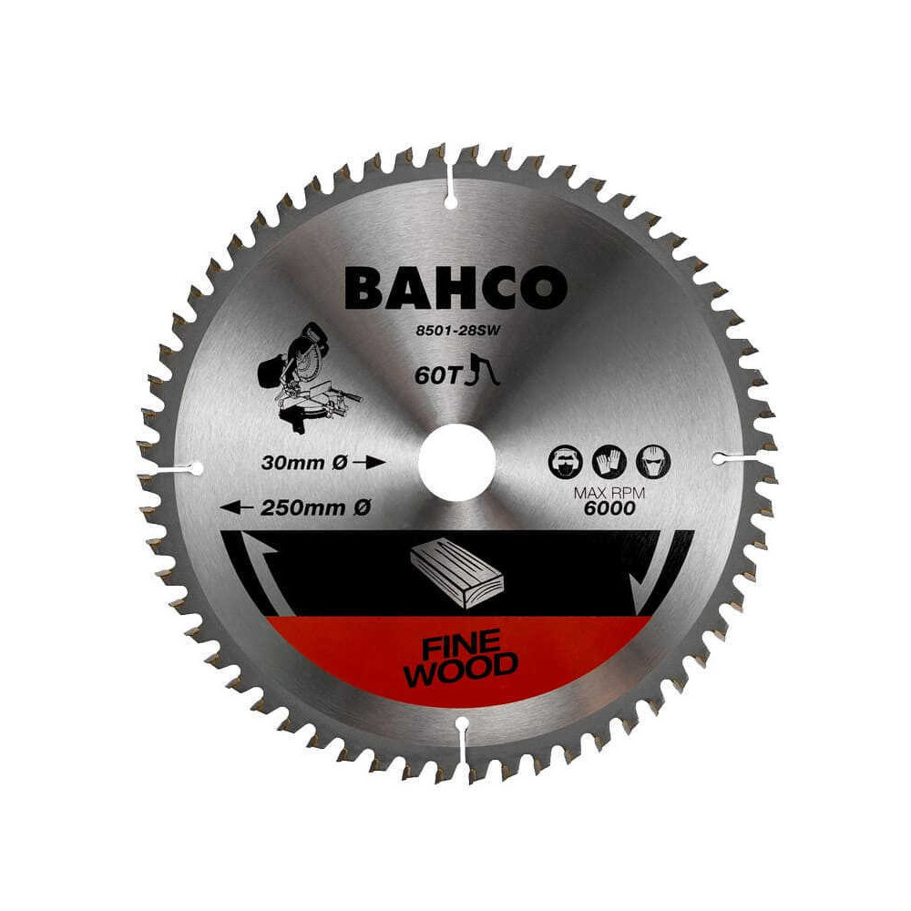 Lame de scie circulaire 260 mm bois Bahco 8501 260 60SW