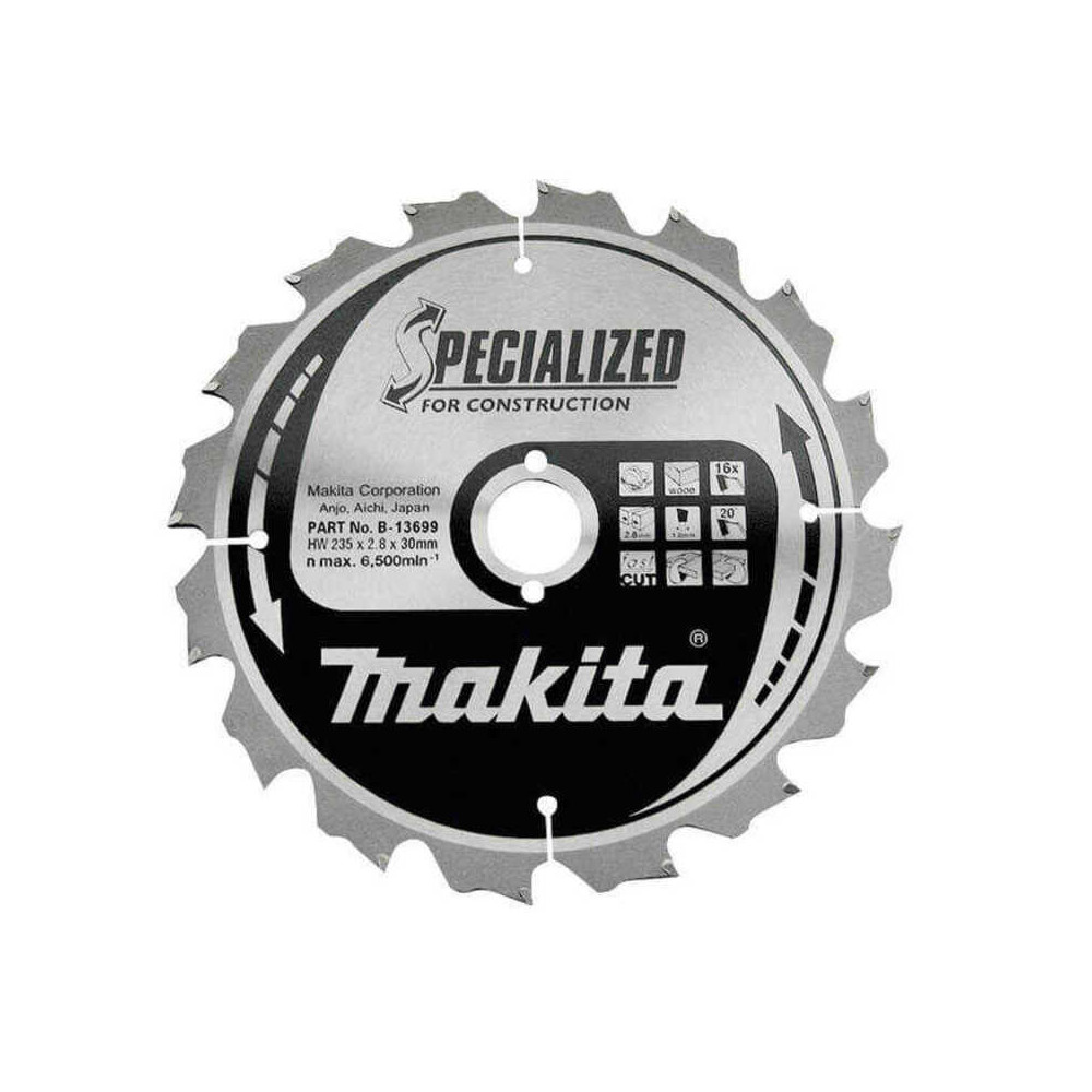 Lame de scie circulaire carbure 210 mm Makita b 27246