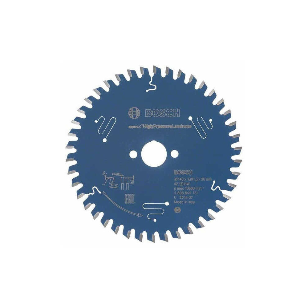 Lame scie circulaire expert for hight pressure laminate Bosch 2608644131
