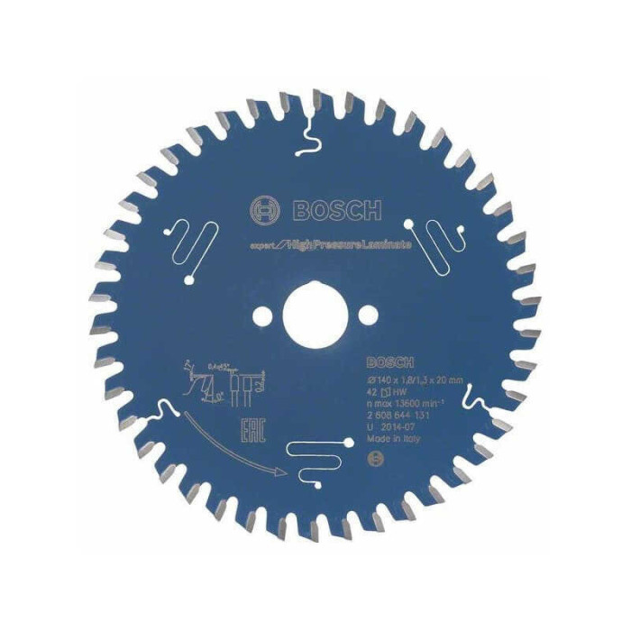 Lame scie circulaire expert for hight pressure laminate Bosch 2608644131