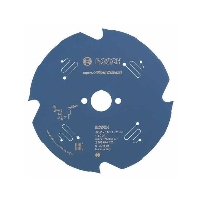 Lame scie circulaire expert for fiber cement Bosch 2608644120