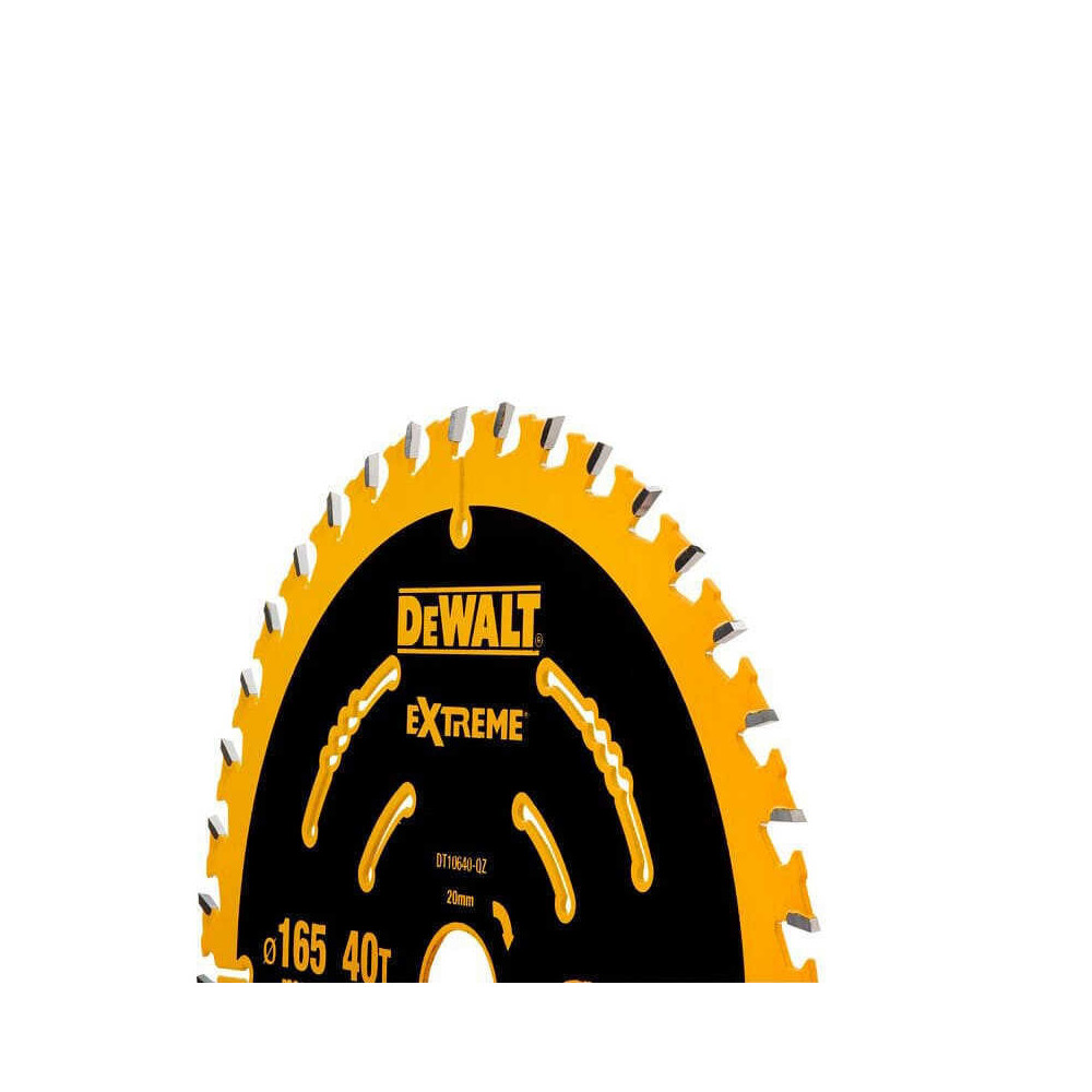 Lame de scie circulaire O165 mm Dewalt DT10640