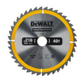 Lames de scie circulaire 216 mm 40 dents Dewalt DT1953 qz