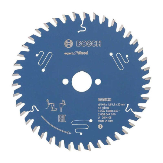 Lame de scie circulaire 140 mm bois Bosch 2608644010