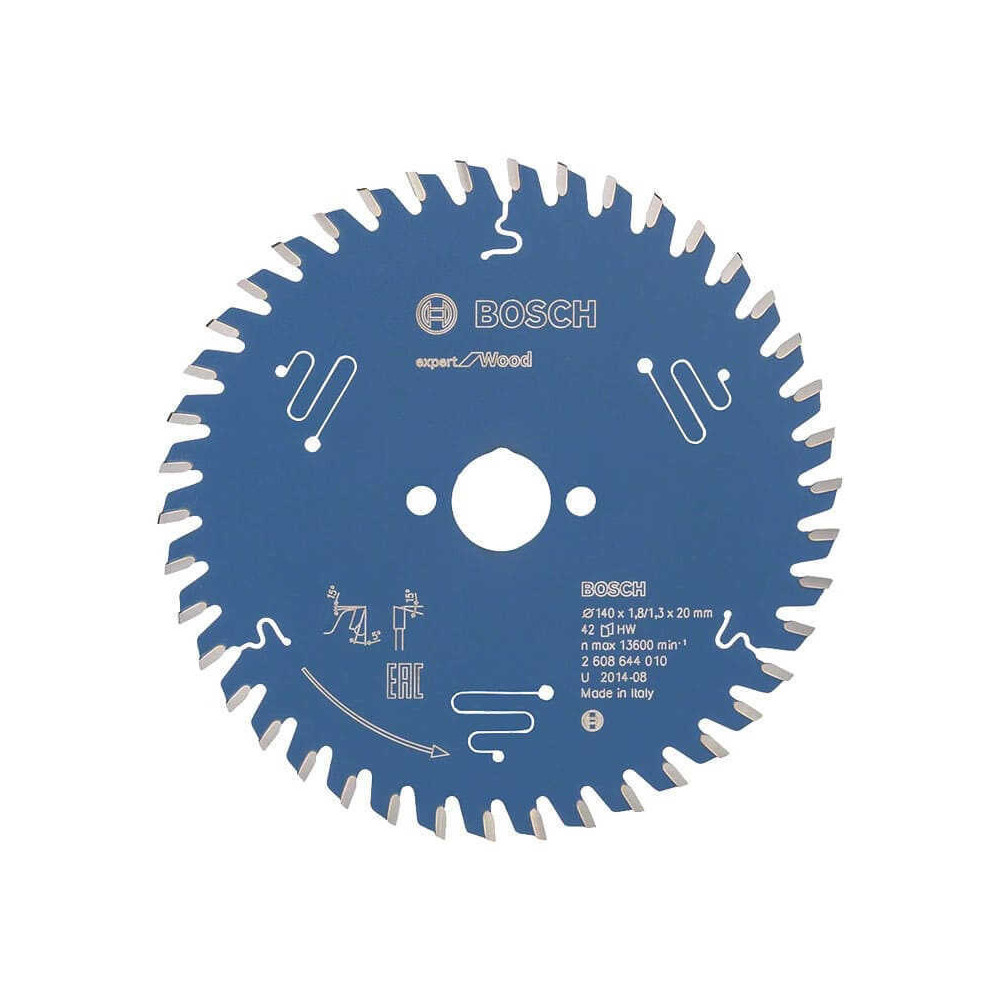 Lame de scie circulaire 140 mm bois Bosch 2608644010