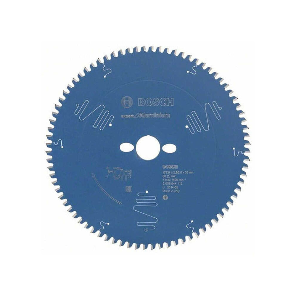 Lame de scie circulaire expert 254X30 aluminium Bosch 2608644112