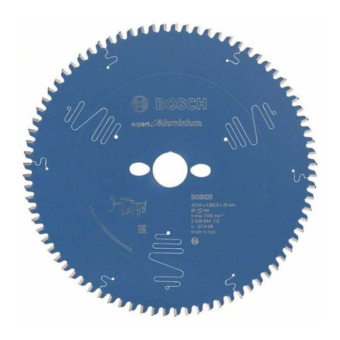 Lame de scie circulaire expert 254X30 aluminium Bosch 2608644112