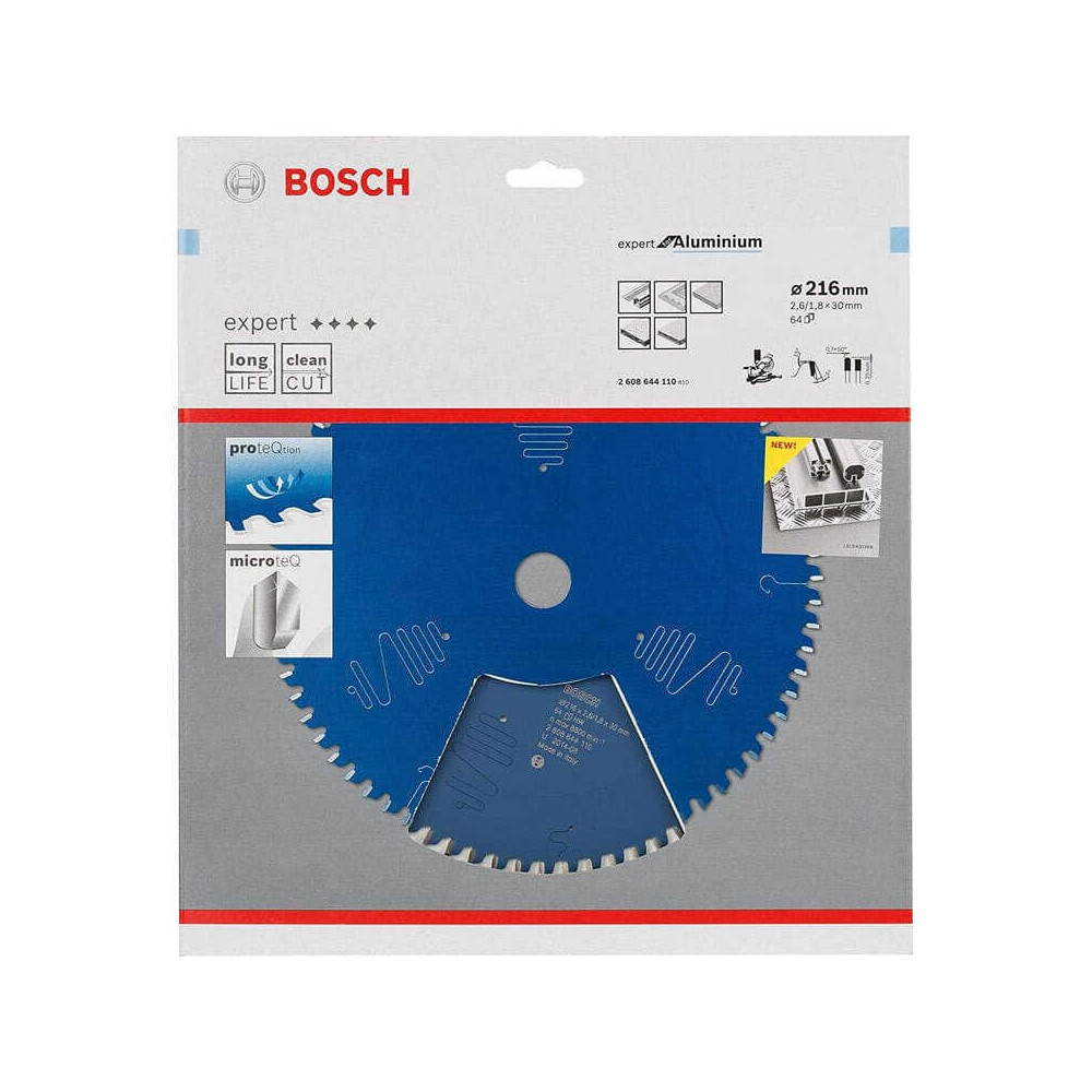 Lame de scie circulaire expert 254X30 aluminium Bosch 2608644112