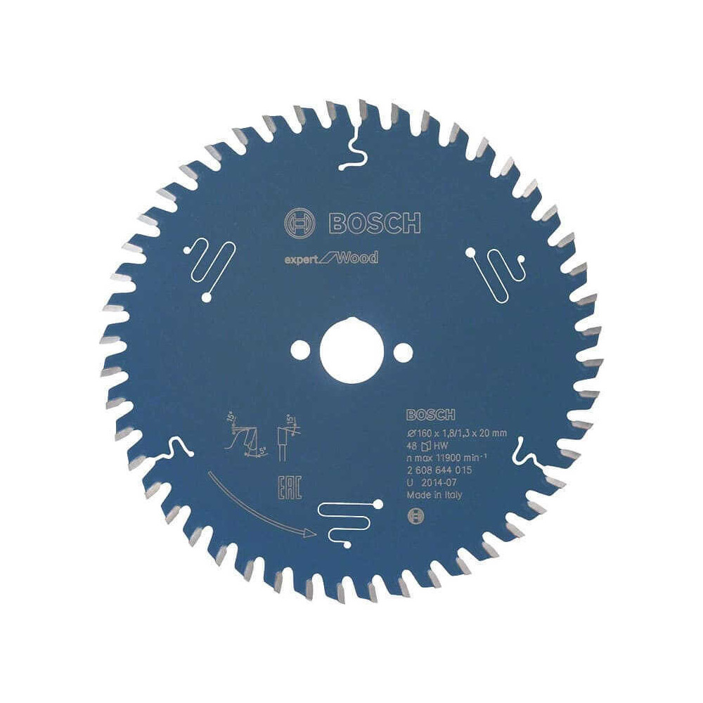 Lame de scie circulaire expert O165X20 bois Bosch 2608644022