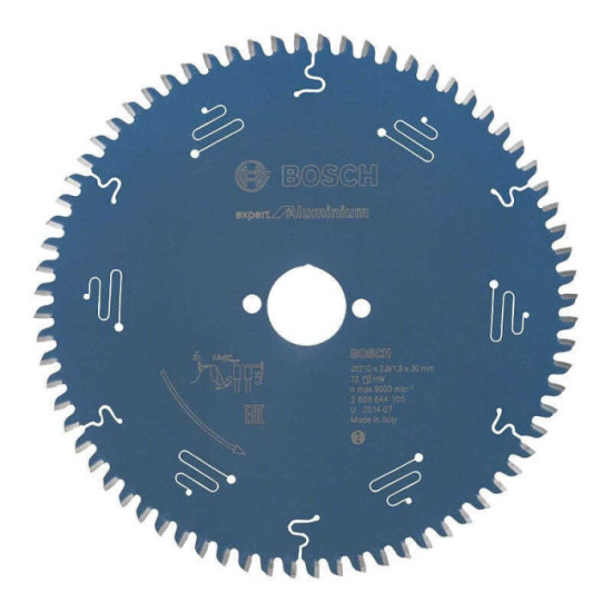 Lame de scie circulaire expert 210X30 aluminium Bosch 2608644105
