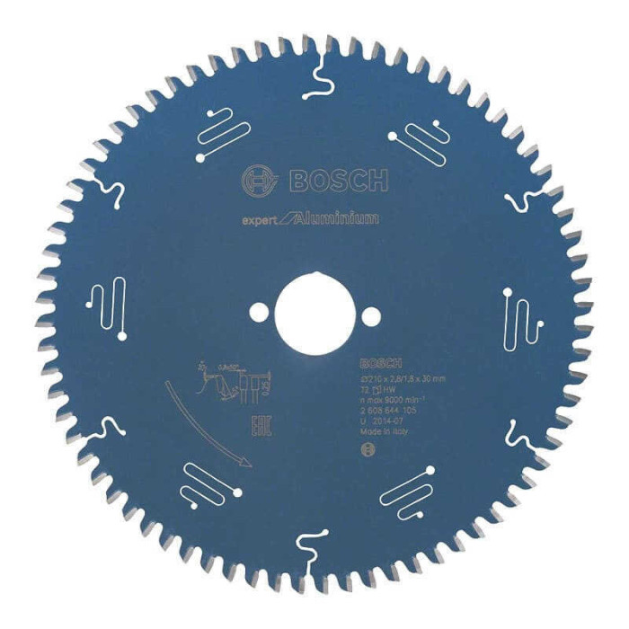 Lame de scie circulaire expert 210X30 aluminium Bosch 2608644105