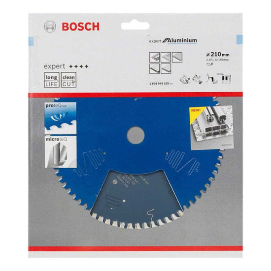 Lame de scie circulaire expert 210X30 aluminium Bosch 2608644105