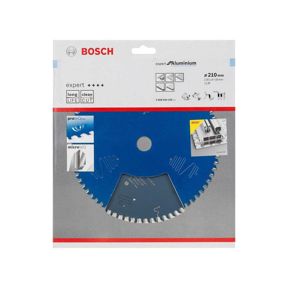 Lame de scie circulaire expert 210X30 aluminium Bosch 2608644105