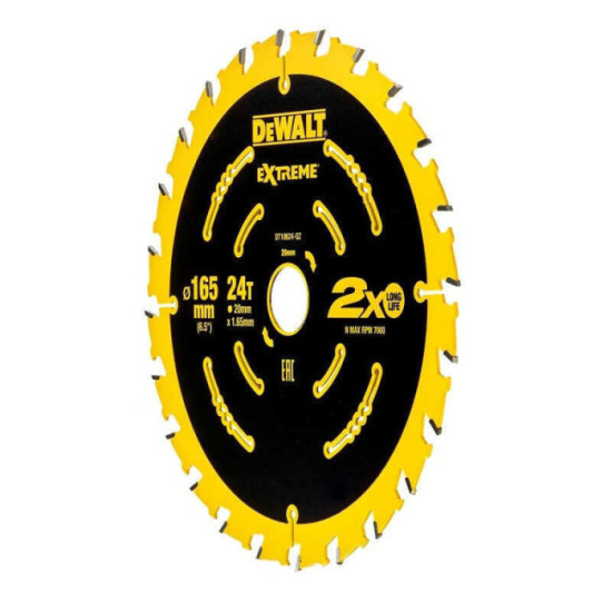 Lame de scie circulaire 24 dents Dewalt DT10624 qz