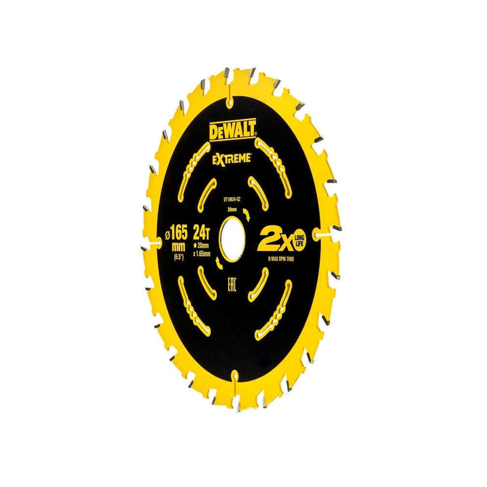 Lame de scie circulaire 24 dents Dewalt DT10624 qz