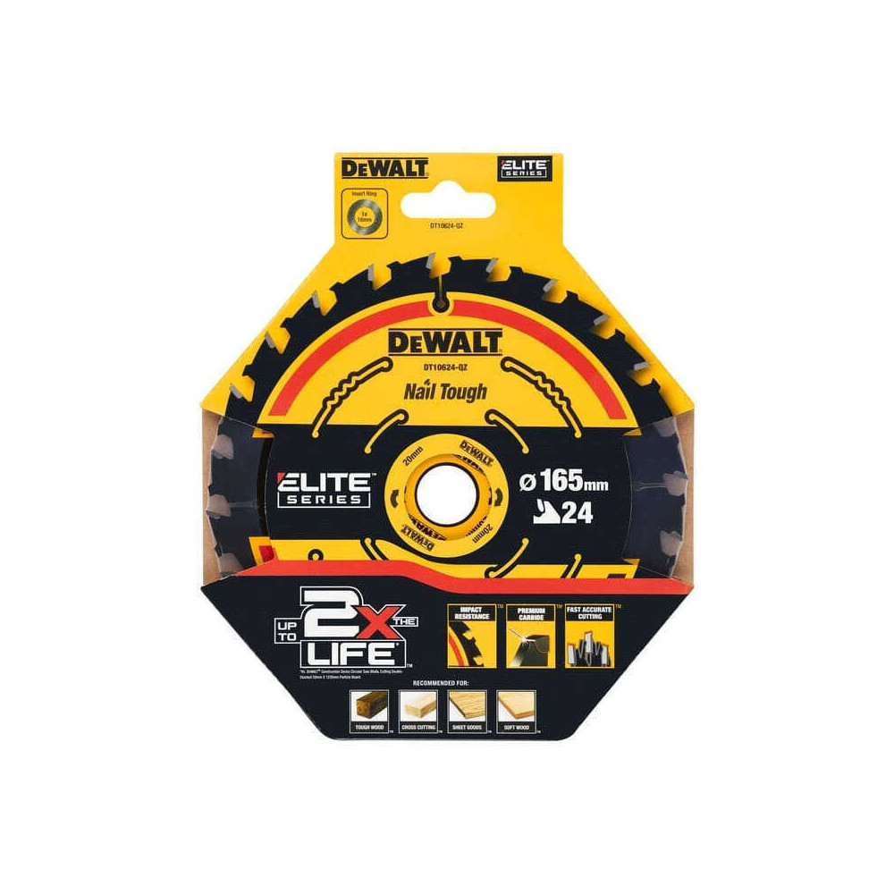 Lame de scie circulaire 24 dents Dewalt DT10624 qz