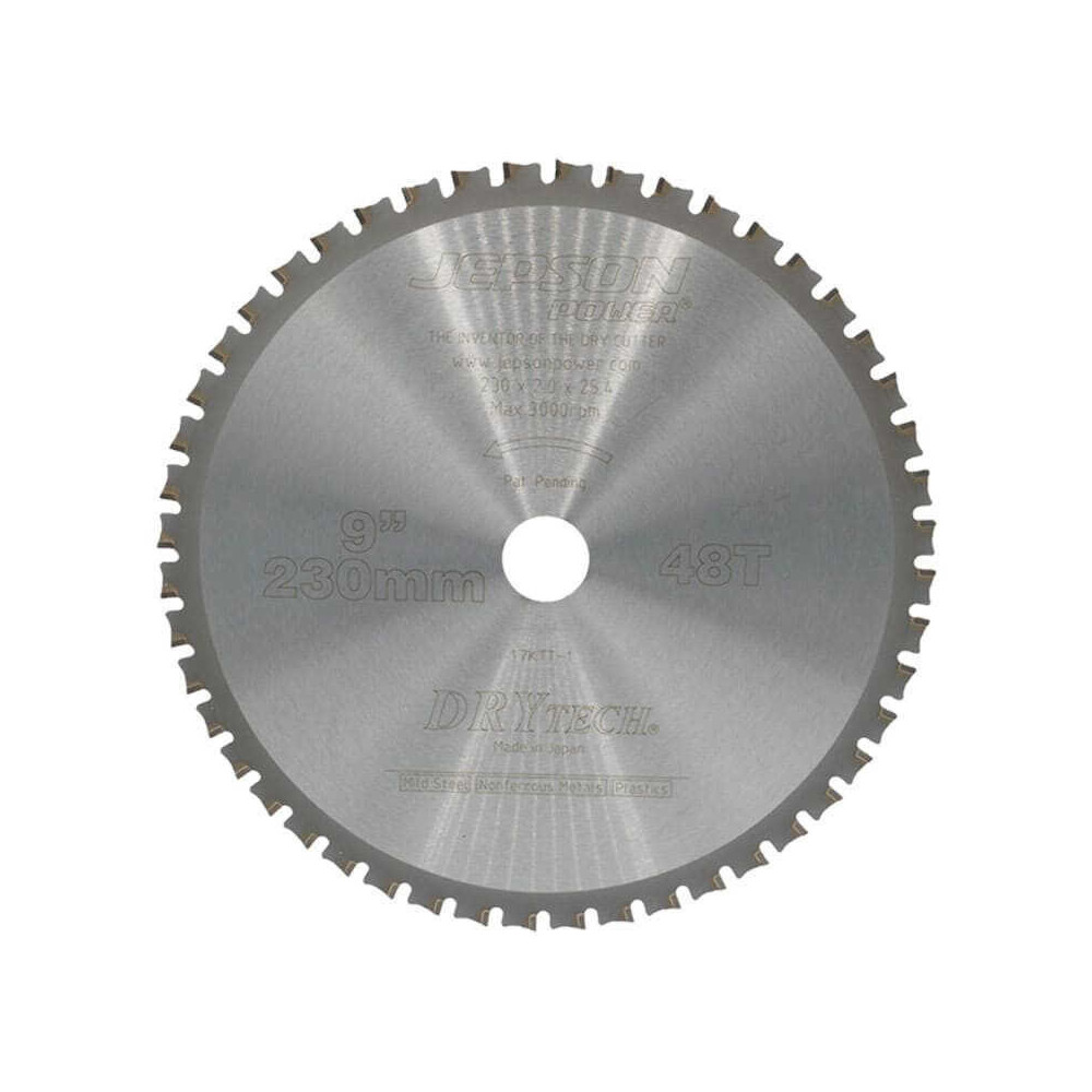 Lame carbure drytech o 230 mm pour acier inox jepson 72123048I