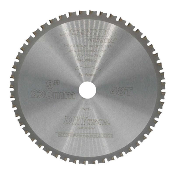 Lame carbure drytech o 230 mm pour acier inox jepson 72123048I