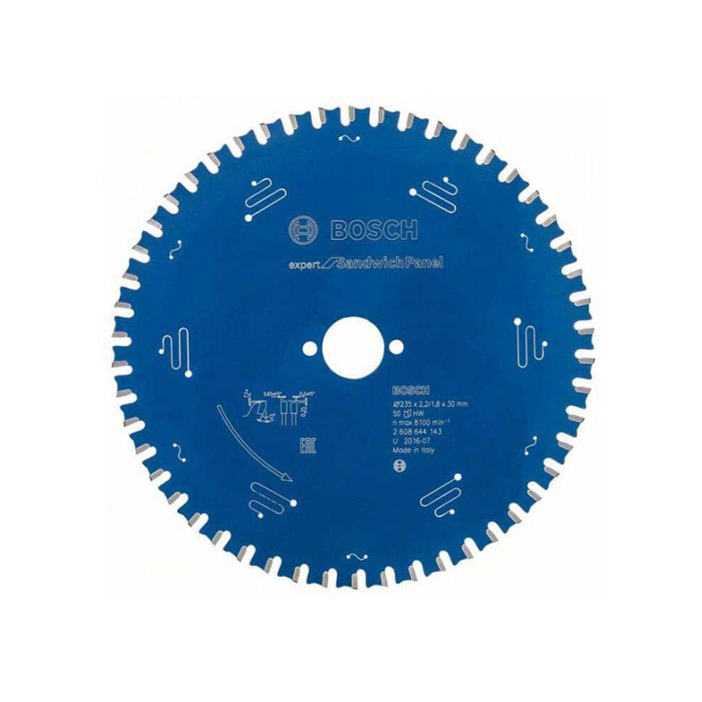 Lame de scie circulaire expert 235MM pour panneau Bosch 2608644143