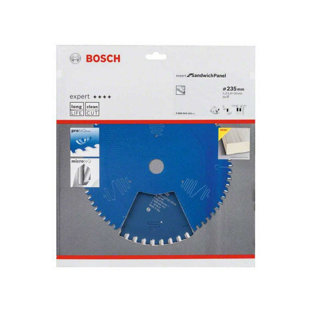 Lame de scie circulaire expert 235MM pour panneau Bosch 2608644143