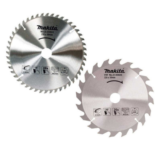 Lames carbure pour bois Makita d 20068