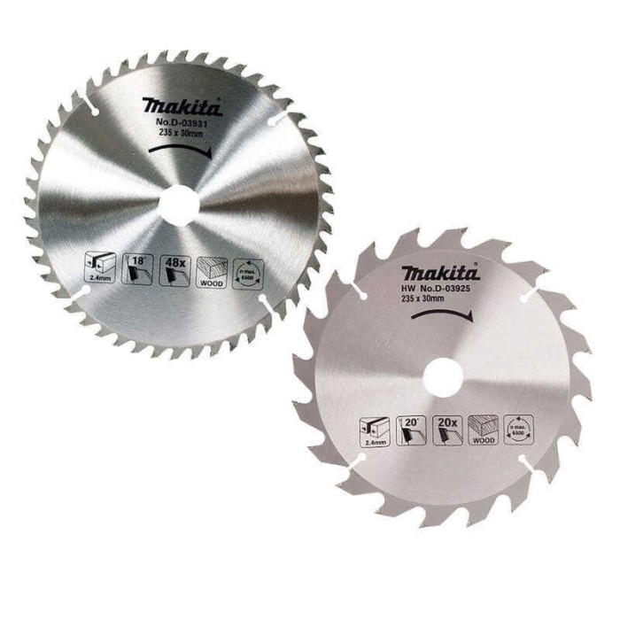 Lames carbure pour bois Makita d 20068