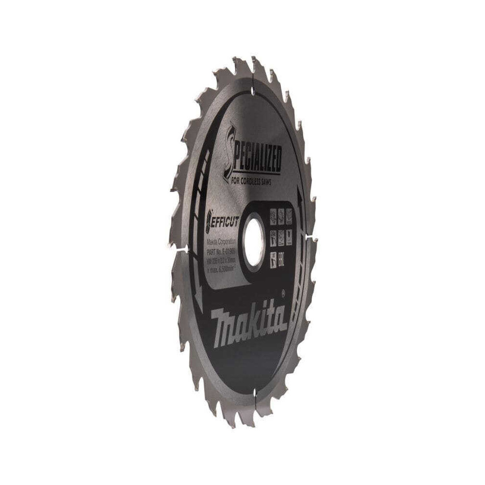 Lames carbure pour bois Makita e 01909