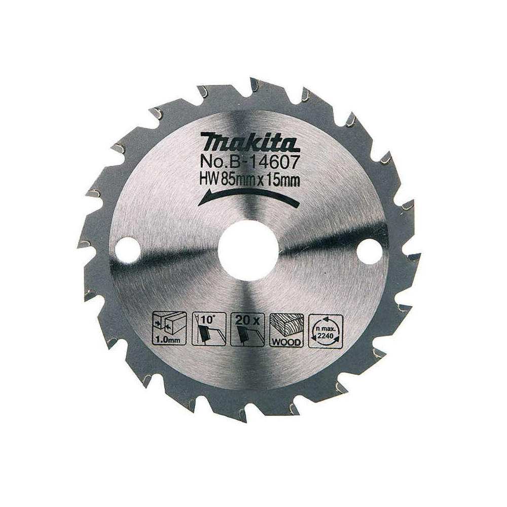 Lame de scie circulaire carbure bois 85MM Makita b 14607