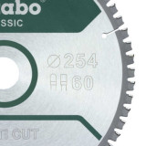 Lame de scie circulaire 254 x 30 Z60 multi cut Metabo 628285000