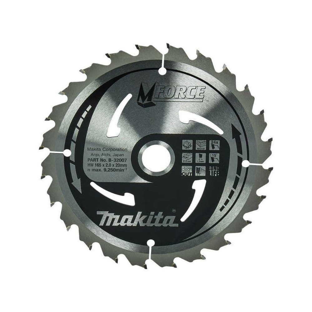 Lame de scie circulaire O165X20MM 24DENTS Makita b 32007