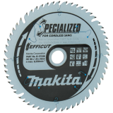 Lot de 2 lames de scie circulaire multi bois efficut O165MM Makita b 57336 2