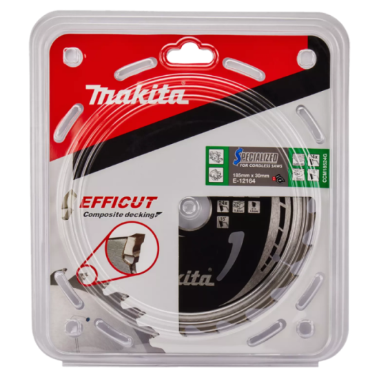 Lame de scie circulaire wpc 185X30X15MM 24 dents Makita e 12164