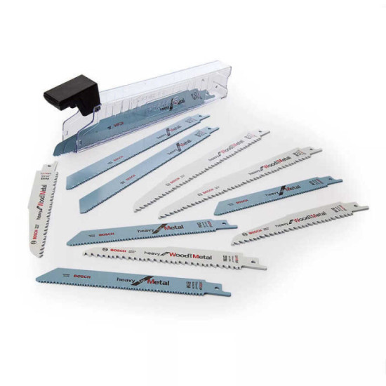 Set 12 lames scies sabre Bosch 2607010908