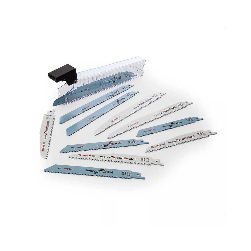 Set 12 lames scies sabre Bosch 2607010908
